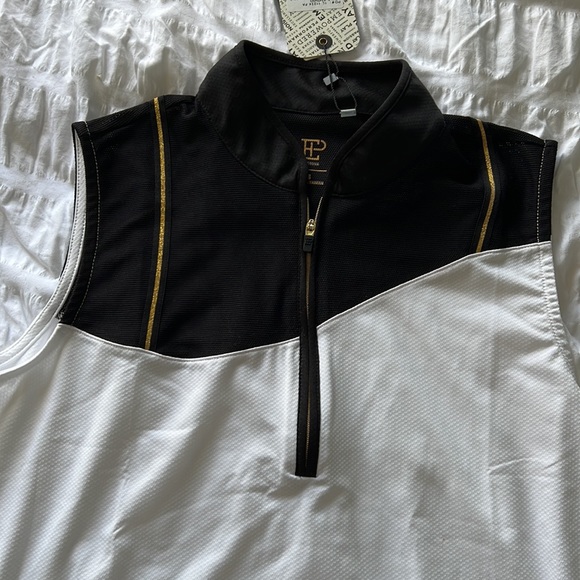 Women’s sleeveless golf polo - Picture 2 of 4